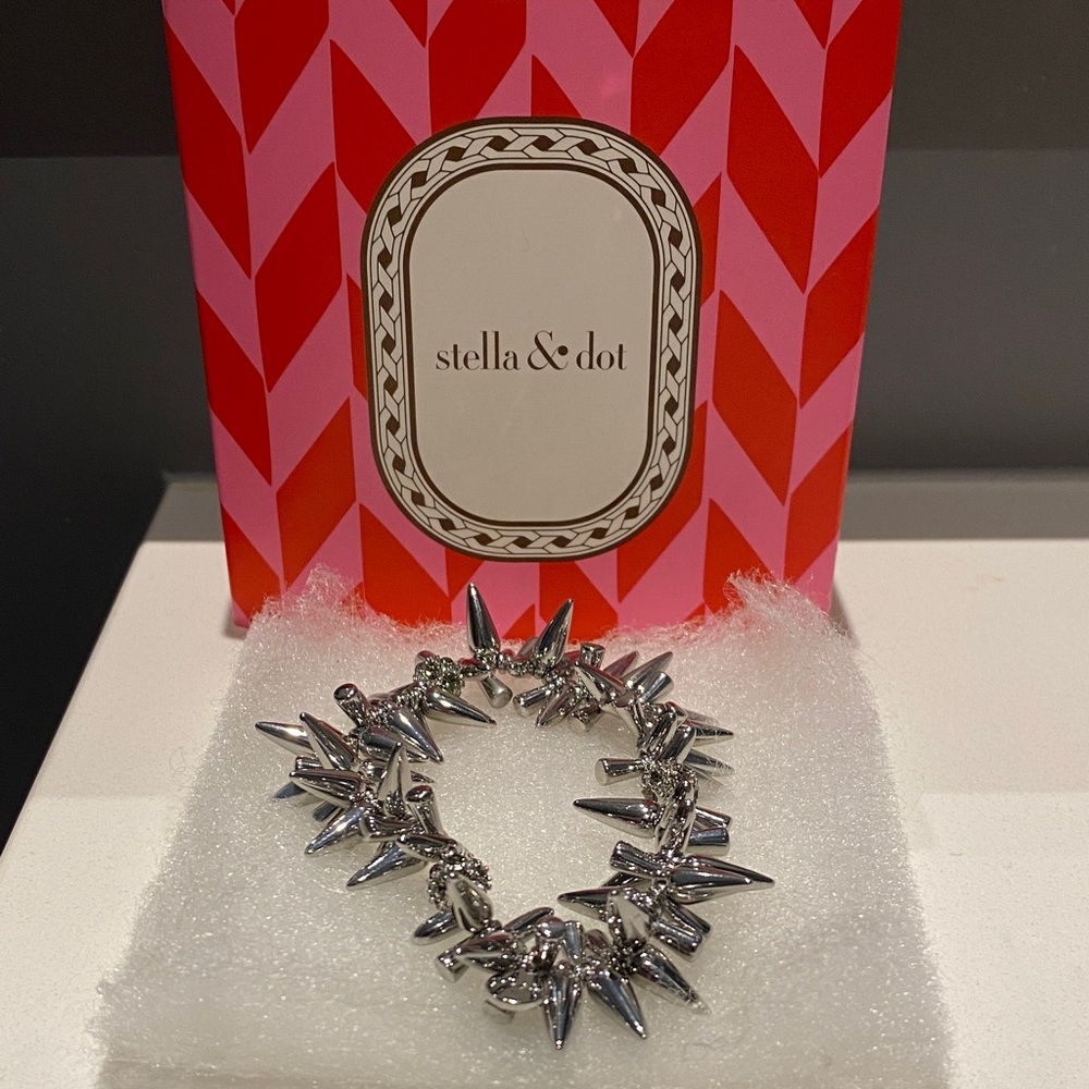 Stella & Dot Metallic Spike Bracelet